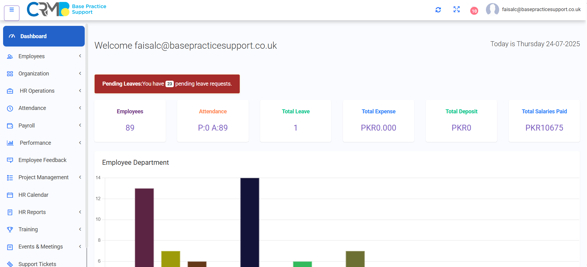 Baseline Practice Support
